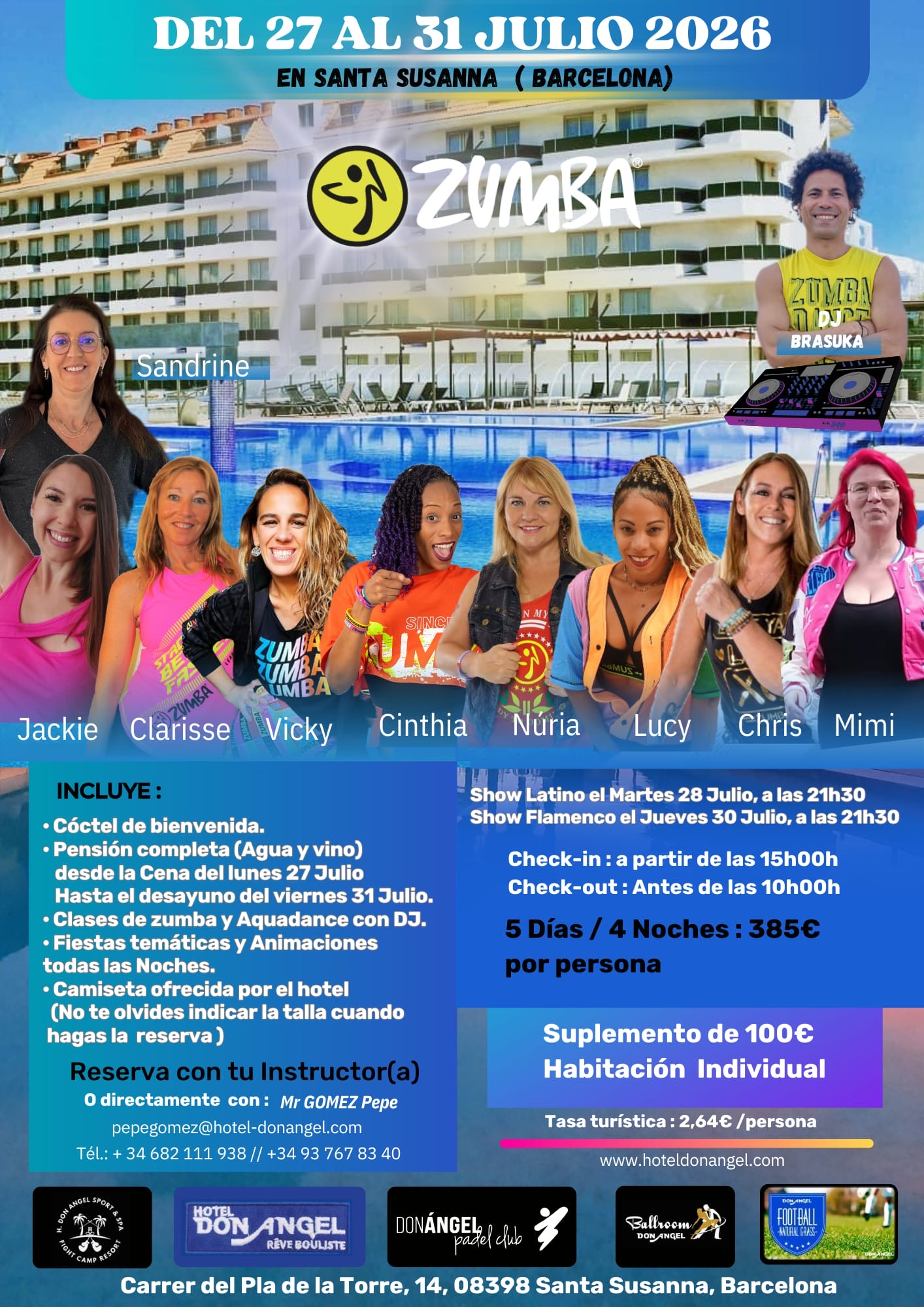 Eventos hotel Don Angel 2026