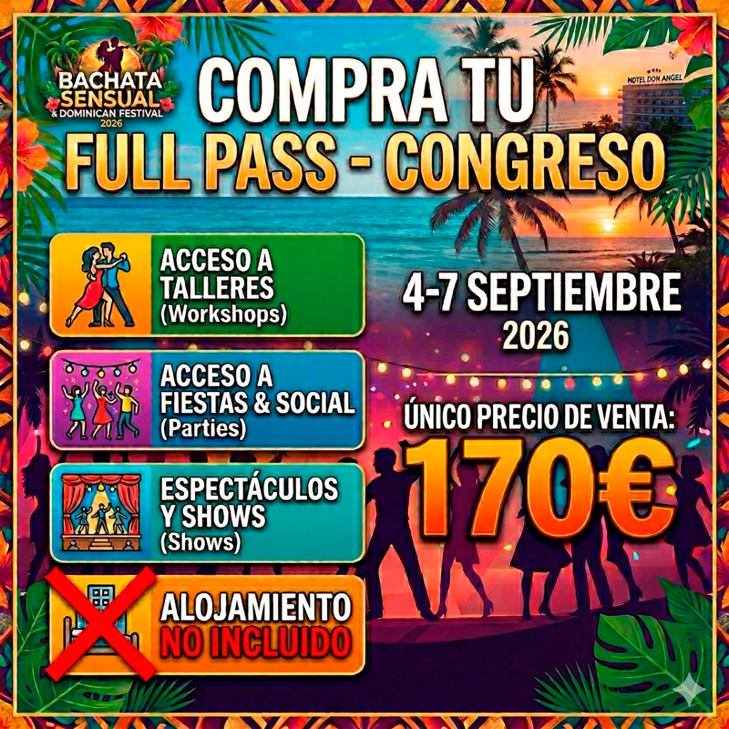 Full Pass 18º Beach Festival ZoukLambada Barcelona – 2026